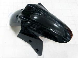 ABS Plastic Front Tire Fender Guard Hugger Mud For Ninja 250R 2008-2012 Black - Bild 1 von 2