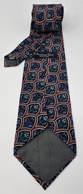 Corbata de Colección Christian Dior Toda Seda Hecha en EE. UU. WPL 125 Foto 1 de 4