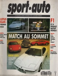 SPORT AUTO 341 TOYOTA MR2 JAGUAR XJR-S 6.0 LOTUS ELAN SE ALPINE V6 TURBO LE MANS - Imagen 1 de 2