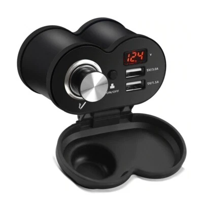 On-board socket for CF-Moto 650 GT / NK ZA1 + cigarette lighter USB - Image 1 of 4