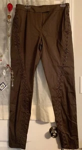 NWOT 2b Rych BROWN PANTS RN#125771 Size 10 - Picture 1 of 12