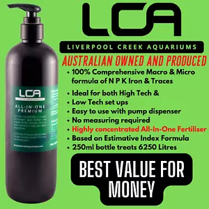 LCA - All in One Premium Fertiliser > Plant Food Live Freshwater Aquarium Plants - Picture 1 of 5