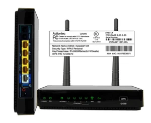 QWEST CENTURYLINK Q1000 4-PORT GIGABIT WIRELESS MODEM ROUTER - Picture 1 of 1