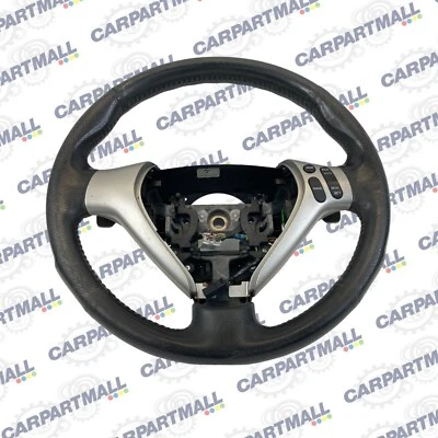 2007 2008 HONDA FIT STEERING WHEEL W/ CRUISE CONTROL SWITCH 3 SPOKE LEATHER OEM - Image 1 of 4