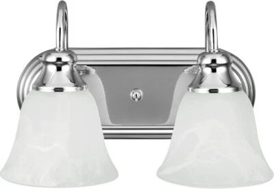 Luz de tocador de baño para puerta de viento de iluminación de nueva generación 2 luces cromadas 44940EN3-05 Foto 1 de 2