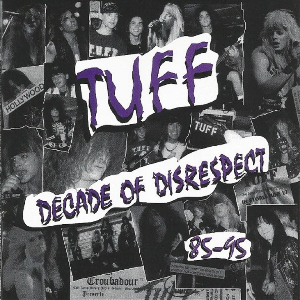 TUFF "Decade of Disrespect" CD signed by Stevie Rachelle Glam Rock Hairbands 80s Foto 1 de 4