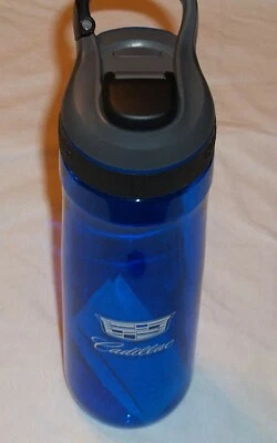 Garrafa dispensadora de água Cadillac oficial GM Contigo azul 28 oz sem BPA ~ HS7 - Imagem 1 de 4