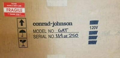 Pré-amplificador Conrad-Johnson GAT (Revendedor Autorizado) - Imagem 1 de 2