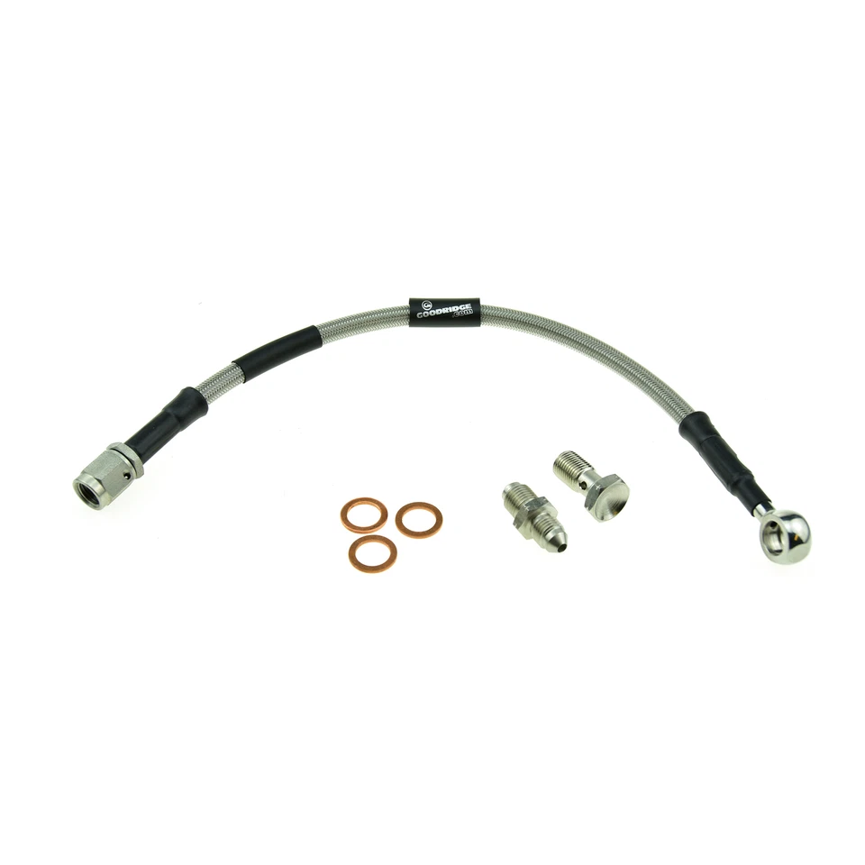 Manguera de freno superior BMW R100RS pre 11/1986 acero inoxidable Goodridge Foto 1 de 1