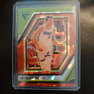 2022-23 Panini Flux - Rookies Red Cracked Ice Prizm #216 Nikola Jokić (RC) - Image 1 of 2