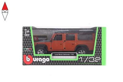 MODELLINO BBURAGO LAND ROVER DEFENDER 110 1/32 MARRONE - Immagine 1 di 3