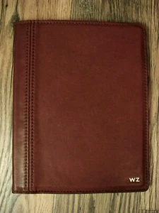New Brown Cowhide Full Size Portfolio Made in USA - Picture 1 of 7