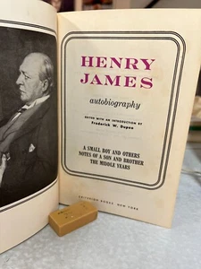 HENRY JAMES, Autobiography, ed. F. W. Dupee - 1956 collection of 3 memoirs (HC) - Bild 1 von 3