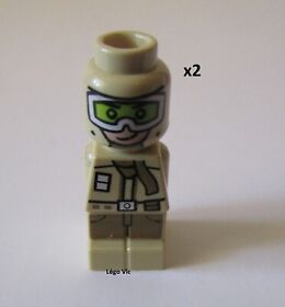 LEGO 85863pb077 x2 Star Wars Microfig Rebel Trooper 3866 The Battle of Hoth A1