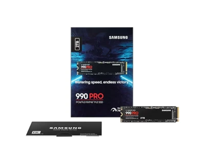 Samsung 990 PRO 2TB, PCIe 4.0 NVMe M.2 SSD Interno - MZ-V9P2T0BW - Image 1 of 4