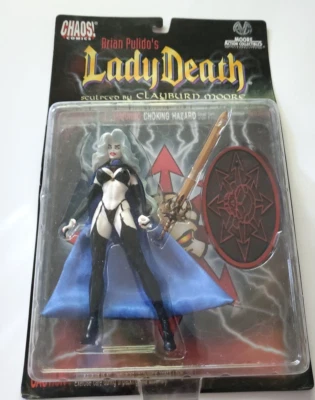 ¡Caos! Figura de acción de Moore de 6" de Brian Pulido's Lady Death de cómics coleccionables Foto 1 de 2
