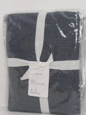 Pottery Barn Emery Linen Curtains Cotton lined, 48" x 84" Mineral Blue NWT - Image 1 of 4