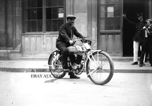 Foto Alcyon 350cc factory racer Paul Meunier 1922 Gran Premio di Francia Strasburgo - Foto 1 di 1
