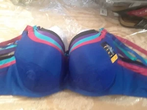 new ladies fashion asst designs size "dd" push-up bras LOT OF 3 bras - Picture 1 of 4