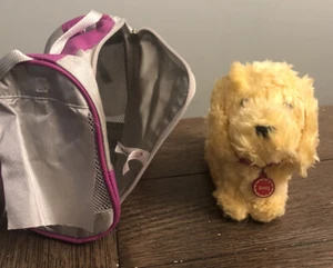 American Girl Puppe Haustier Honey Golden Retriever und Tragetasche - Bild 1 von 7