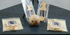 Small lot of various, NOS, wooden crafting pieces including "PEG PETS" - Picture 1 of 10