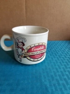 Campbells Kids Soup Mug 1994 Westwood Replica 1910 Souvenir Postcard - Picture 1 of 3
