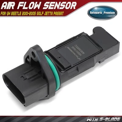 Mass Air Flow Sensor for Volkswagen Beetle	2001-2005 Golf 2003-2006 Jetta Passat - Image 1 of 4