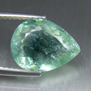 2,74 CT 11X8MM NON RISCALDATO 100% RAME CUSCINETTO TORMALINA VERDE PIETRA PREZIOSA SFUSA - Foto 1 di 4