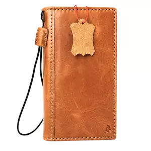 Genuine real leather case for LG G6 handmade luxury vintage book luxury holder - Picture 1 of 6