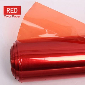 Red 40x50cm Gels Color Filter Correction Film for Studio Vedio Light Red Head - Picture 1 of 2