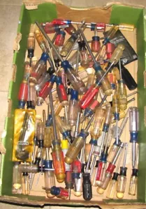 Craftsman Box of 110 Screwdrivers, Nutdrivers, Allens - Made in USA - Picture 1 of 3