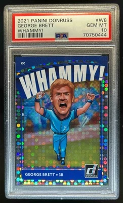 Donruss George Brett Whammy 2021 #W8 Royals PSA 10 Foto 1 de 2