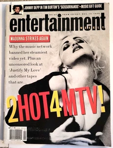 Entertainment Weekly 14. Dezember 1990 Madonna Cover - Tim Burton Feature - Bild 1 von 8