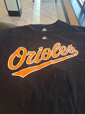 Camiseta negra Adam Jones #10 para hombre XL/EXTRA GRANDE Majestic Baltimore Orioles Foto 1 de 4