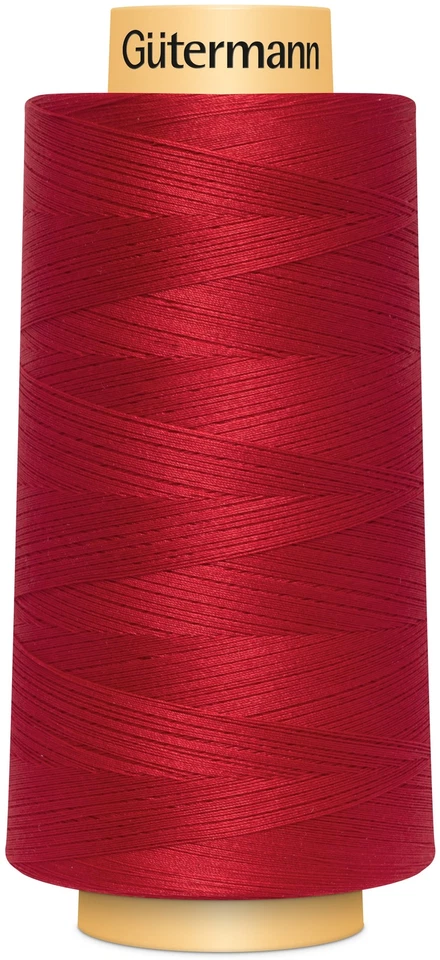 Gutermann 3000C-2074 Natural Cotton Thread Solids 3,281yd-Red - Image 1 of 1