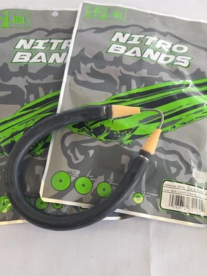 Bandas Nitro JBL Wishbone: Metal, Diámetro: 9/16, Longitud: 14" Negro #214 - NUEVO SELLADO  Foto 1 de 4