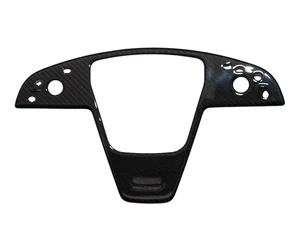 Premium Gloss Carbon Fiber Yoke Wheel Cover For 21-24 Tesla S And 22-24 Tesla X - Picture 1 of 6