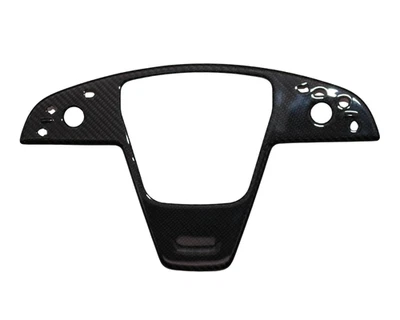 Глянцевая крышка рулевого колеса из углеродного волокна для Tesla Model S 22-24 X 21-24 годов выпуска - Изображение 1 из 4