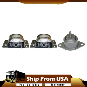 Engine Trans Motor Mounts Set 3PCS for 82-86 C10 5.7L RWD THM400 Trans 3Spd - Picture 1 of 12