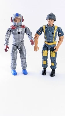 Лот из 2 Винтажных Солдат Американской Обороны Remco США GiJoe Knockoff 80-е - Изображение 1 из 4