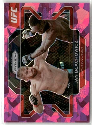 2022 Panini Prizm UFC #43 Jan Blachowicz Pink Ice - Image 1 of 2
