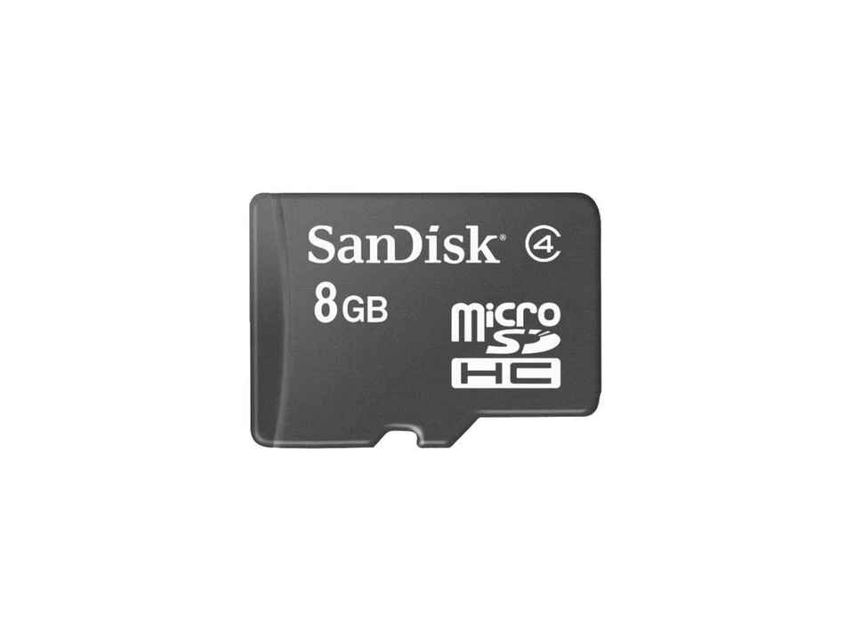 SanDisk 8GB microSDHC Memory Card Fast Transfer Reliable Data Backup Black - Image 1 of 1