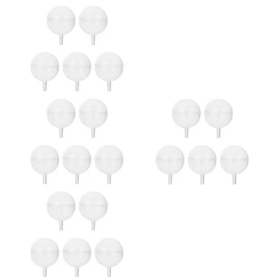  100 PCs Blumentöpfe Schokoladenboxhalter Clear Cupcake Muffin Trüffel Liner - Bild 1 von 4