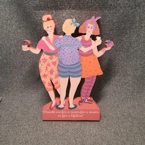 Caprichosos personajes esculpidos "Las tres gracias" Deux Bijoux Bijoux Bijoux - Imagen 1 de 6