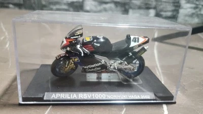 MOTO DIECAST 1/24 DEAGOSTINI IXO - APRILIA RSV1000 NORIYUKI HAGA 2002 Foto 1 de 4