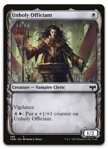 Unholy Officiant (Showcase) #286 (NM) Crimson Vow VOW Magic MTG - Bild 1 von 2