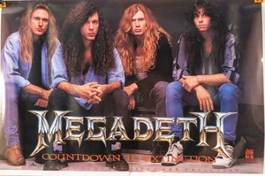 Megadeth - Countdown To Extinction - 1992 Capitol Records Promo Poster - 30 x 20 - Picture 1 of 6