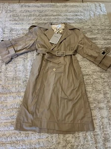 NWT Patou Beige Signature Trench Coat Size Small - Picture 1 of 9