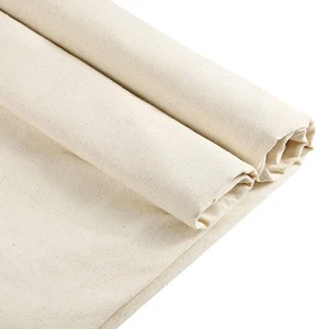 100% Cotton Muslin Fabric: 5 Yards x 63" Natural Color Muslin, Medium Weight ... - Picture 1 of 8