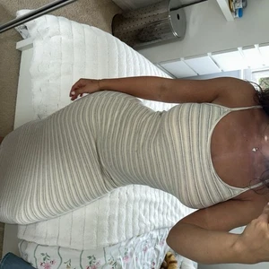 Primark Beach Dress Bodycon Long Maxi Size XS Nude Colours Summer Holiday - Picture 1 of 11